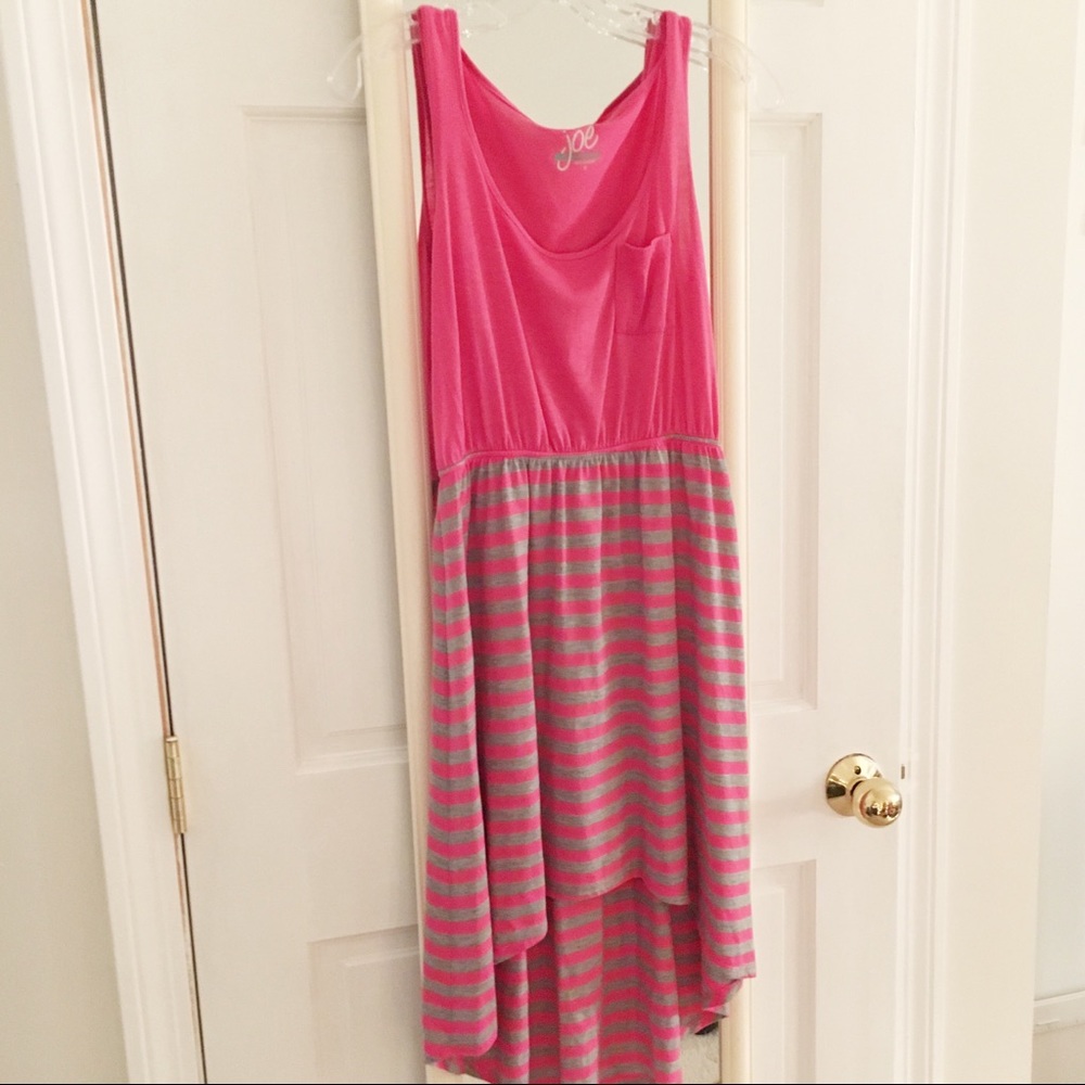 Joe boxer pink striped dress